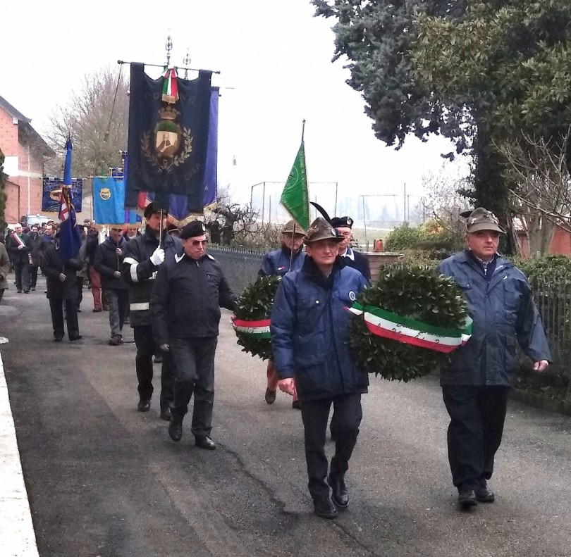 La commemorazione del partigiano aviere Arduino Bizzarro